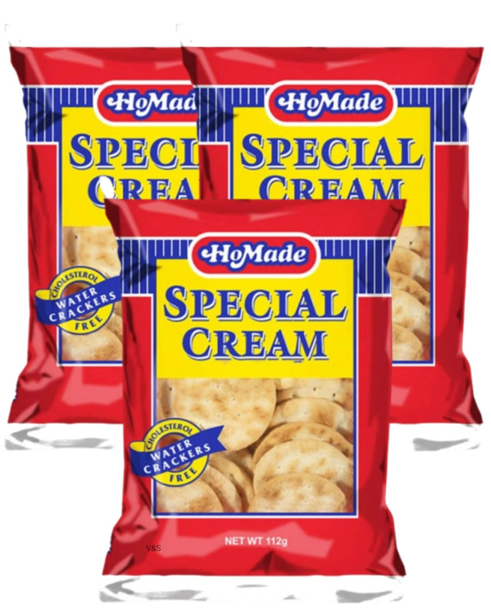 HoMade front pack image showing crackers and brand, highlighting freshness and portability