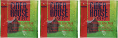 Home Brew Ohio sachet beside a measuring cup illustrating one-sachet dosing for up to 6 gallons