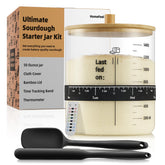 HomeFeel front view jar showing elegant design and large capacity for convenient baking