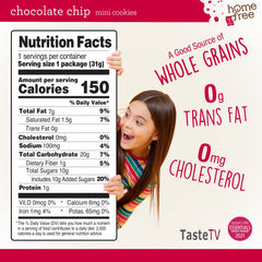 Homefree close-up of chocolate chips highlighting tasty texture and flavor appeal