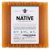 Homestead Honey front packaging showing 100-count box and clear product benefit