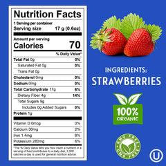 Homestead Reserve strawberry slices served in a bowl as a convenient yogurt topping