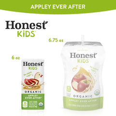 Honest Kids close-up of carton texture and recyclable material benefits