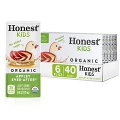 Honest Kids front packaging showing apple flavor and pack benefits