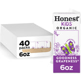 Honest Kids Goodness Grapeness front packaging showing grape juice box and brand