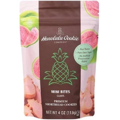 Honolulu Cookie guava shortbread front packaging showing tin and logo for gifting