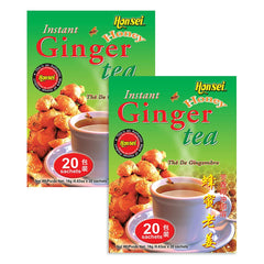Honsei front packaging showing 40 sachets and easy hot or cold brewing benefit
