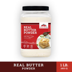 Hoosier Hill Farm rehydrated butter spread on toast, creamy convenience