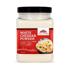 Hoosier Hill Farm front packaging showing 1lb bag and clear branding for convenience