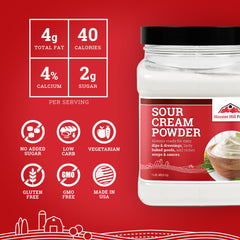 Hoosier Hill Farm powder texture close-up highlights smooth mixability