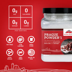 Hoosier Hill Farm Prague Powder measured on kitchen scale demonstrating precise dosing