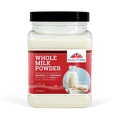 Hoosier Hill Farm front pouch showing product branding and shelf-stable benefit