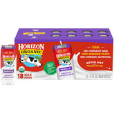 Horizon Organic front packaging showing vanilla milk and convenience