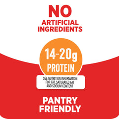 HORMEL COMPLEATS Chicken Alfredo plated to show portion and satisfying protein