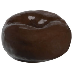 Hand holding Hostess Donettes beside a coin for scale, shows compact portable size