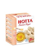 HOTTA sachet front packaging showing bold Thai ginger branding and convenience