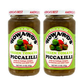 Howard's jar front label showing product and serving suggestion enhancing presentation