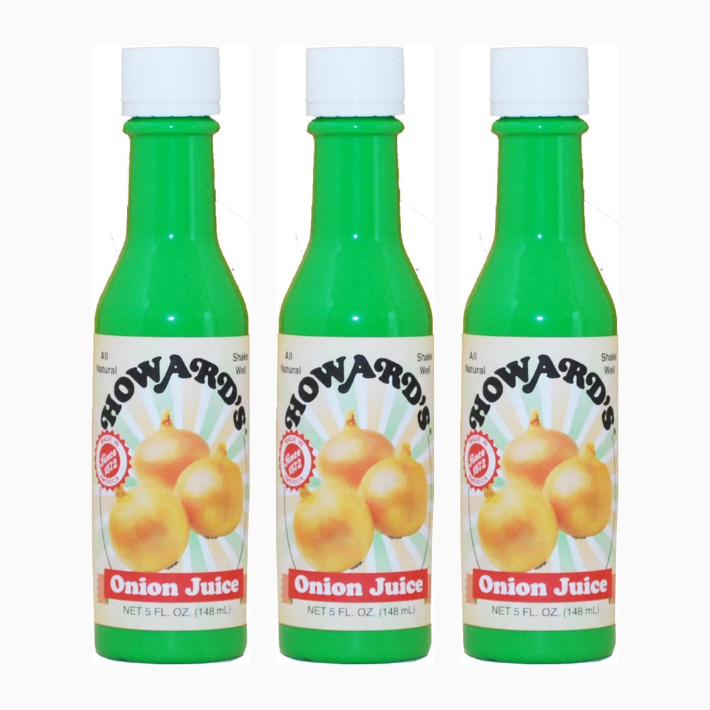 Howard’s bottle front view showing clean onion seasoning and shelf-ready packaging