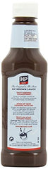 HP Sauce Squeezy flip-top cap close-up showing drip-free dispensing benefit