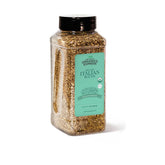 HQOExpress front packaging 12 oz jar shows organic label and visible herb blend, improving kitchen convenience