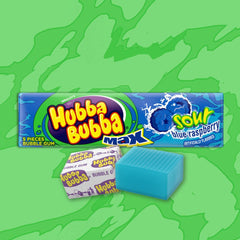 Hubba Bubba individually wrapped pieces displayed open and sealed for freshness on the go