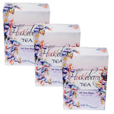 Huckleberry Haven front packaging showing three-box value pack and Montana flavor benefit