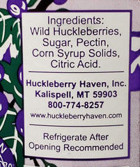 Huckleberry Haven jam spread on toast illustrating rich color and breakfast enhancement