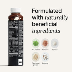 Huel bottle cap and neck detail demonstrating resealable convenience