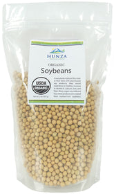 Hunza Natural Foods front packaging showing 2 lb pouch and organic seal benefit
