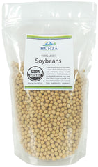 Hunza Natural Foods front packaging showing 2 lb pouch and organic seal benefit