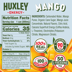 Huxley close-up of mango puree texture highlighting real fruit ingredients