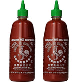 Huy Fong front packaging showing rooster bottle and label, adds recognizable flavor