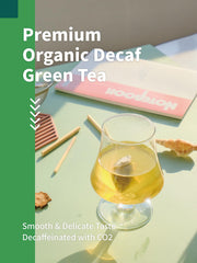 HYNTMYT close-up plant fiber tea bag highlighting natural materials