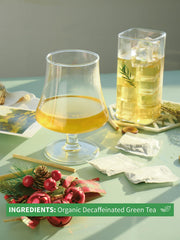 HYNTMYT open resealable pouch showing 120 tea bags for freshness