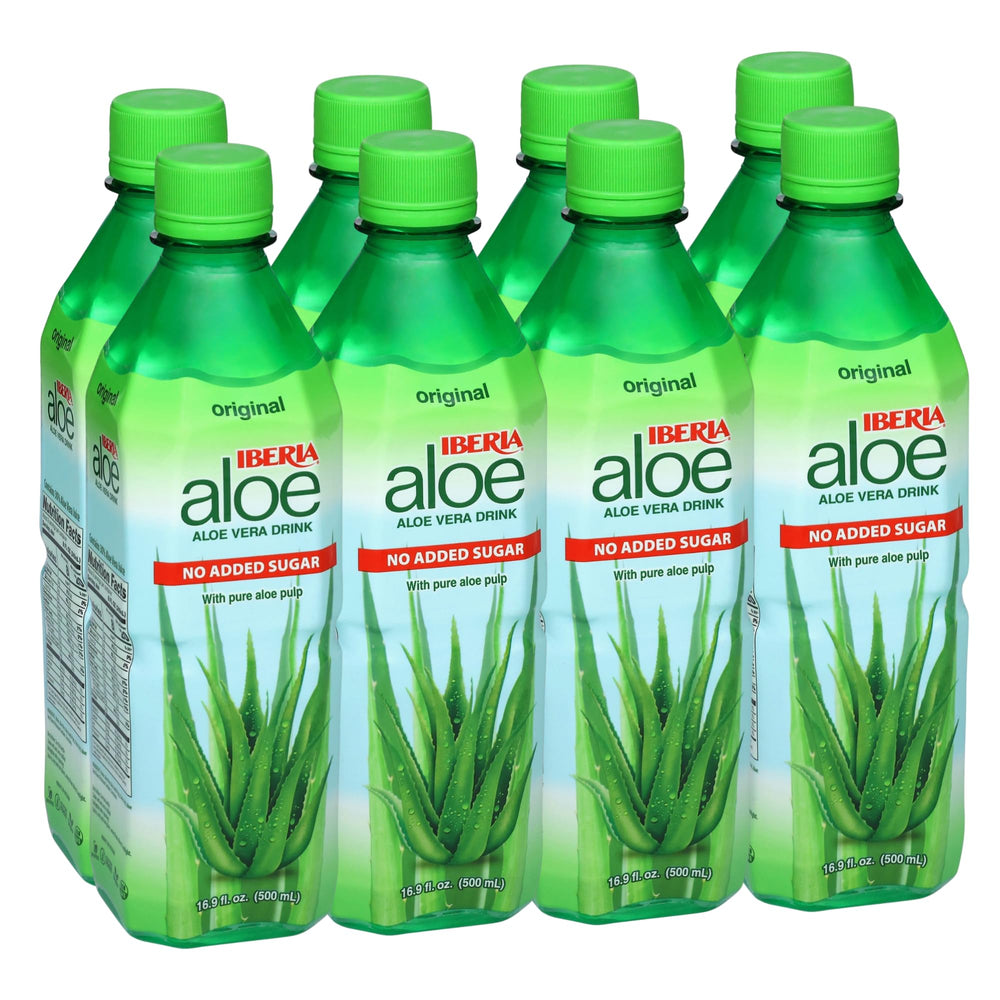 Iberia bottle front packaging showing label and pack benefits for grab-and-go refreshment