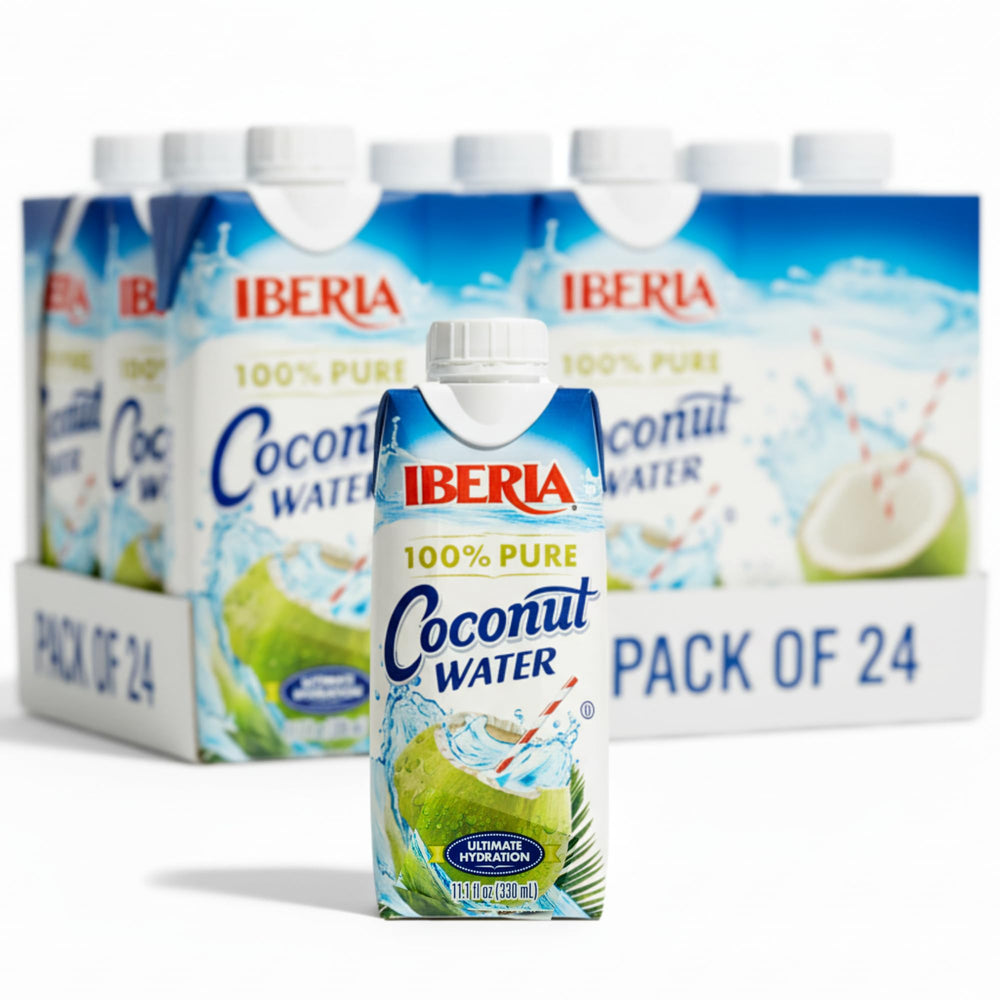 Iberia carton front packaging showing clean label and brand for instant recognition and trust