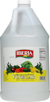 Iberia gallon front label showing product name and 5% acidity for dependable use