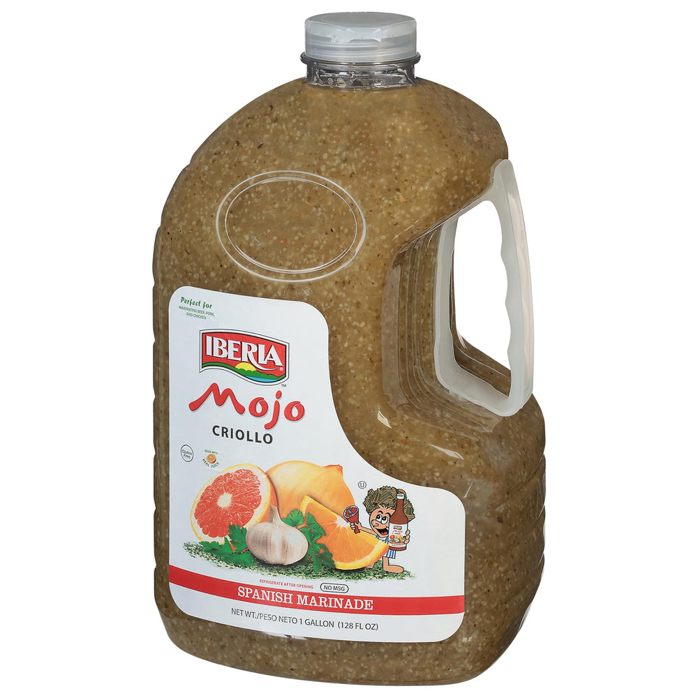 Iberia Mojo Criollo front bottle view showing label and orange-garlic flavor