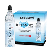 Icelandic Glacial front packaging showing elegant bottle and brand clarity for trust
