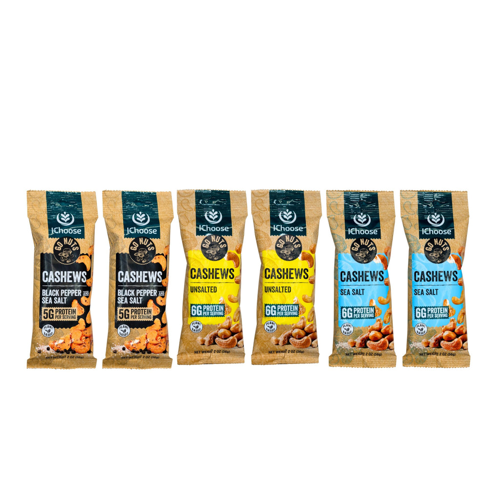 IChoose front box display showing variety pack and flavors for quick selection