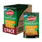 Idahoan front packaging showing flavor and servings benefit clarity