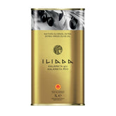 Iliada 1L tin front label showing PDO marking and premium packaging benefit