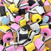 ILIKE! front packaging of 2 lb Allsorts bag highlighting quantity and colorful mix