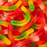 ILIKE! front bag view showing colorful gummy worms for easy identification and bulk value