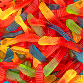 ILIKE! gummy worms front packaging showing 2 lb bulk bag and colorful appeal