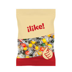 ILIKE! jawbreakers individually wrapped closeup highlighting freshness and hygienic packaging