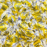 ILIKE! front of bag showing lemon drops and resealable pouch for freshness