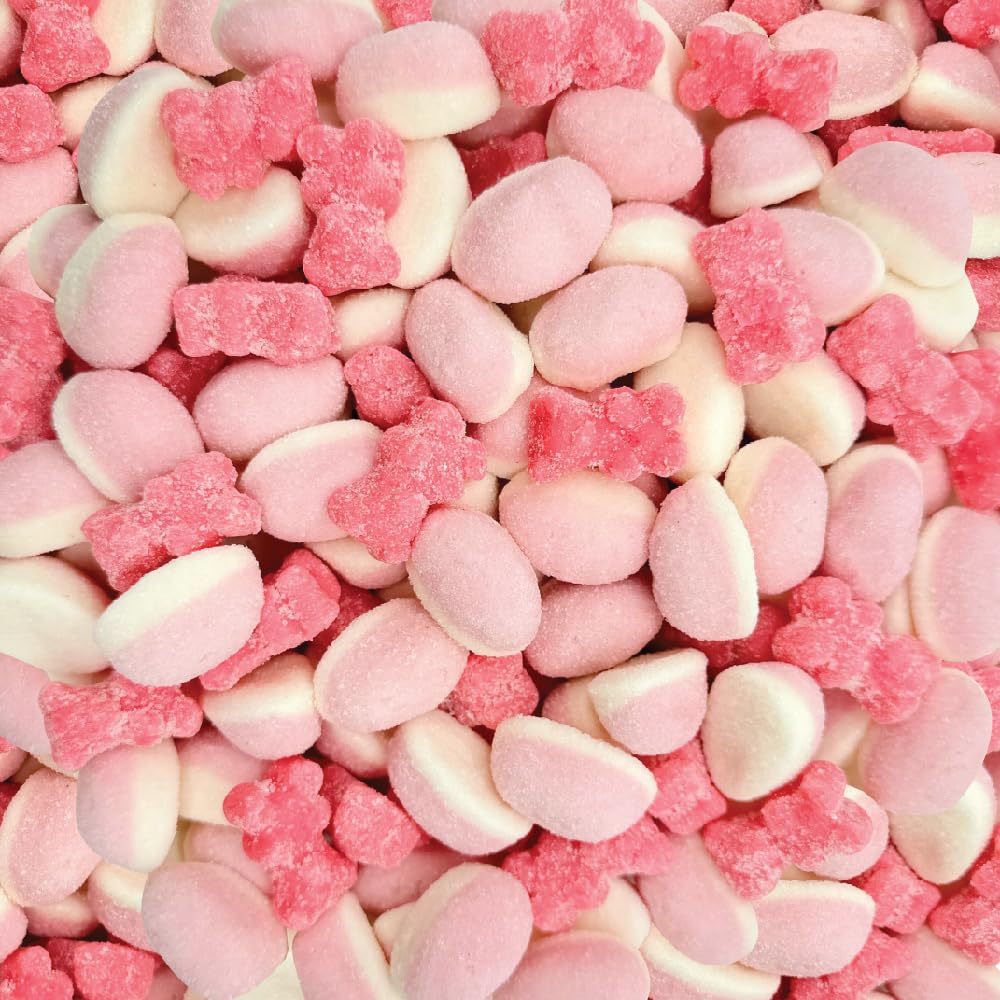 ILIKE! front of bag showing pink candy mix, clear branding and vibrant color benefit