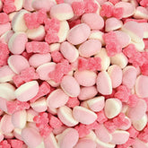 ILIKE! front of bag showing pink candy mix, clear branding and vibrant color benefit