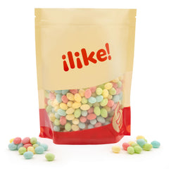 ILIKE! jelly beans on a spoon ready to serve and portion control
